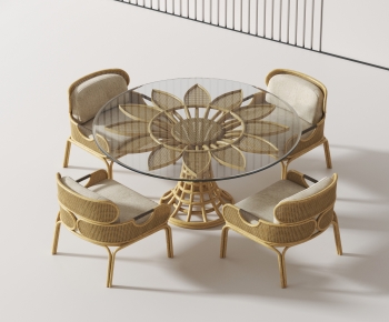 Modern Dining Table And Chairs-ID:860969077