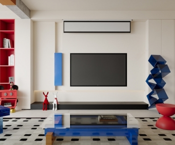 Modern A Living Room-ID:587852958