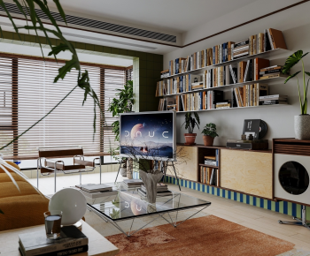 Modern A Living Room-ID:715306043