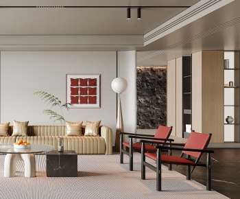 Modern A Living Room-ID:434196005