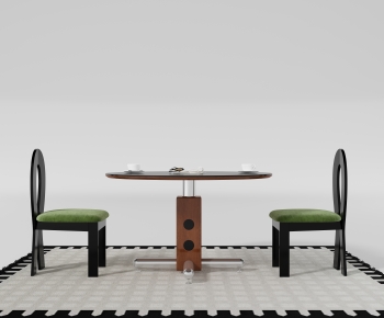 French Style Dining Table And Chairs-ID:246470936