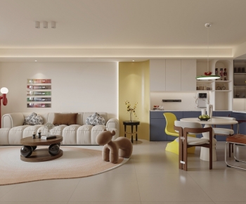 Modern A Living Room-ID:953970916