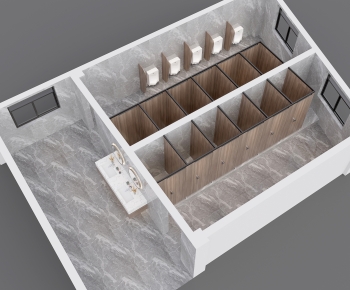 Modern Public Toilet-ID:461436992