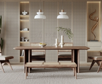 Modern Dining Table And Chairs-ID:925080884