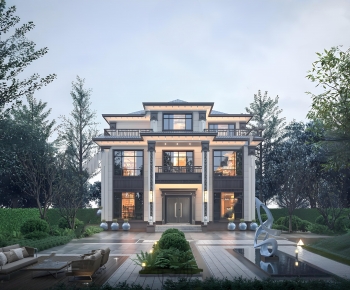 New Chinese Style Detached Villa-ID:161559104