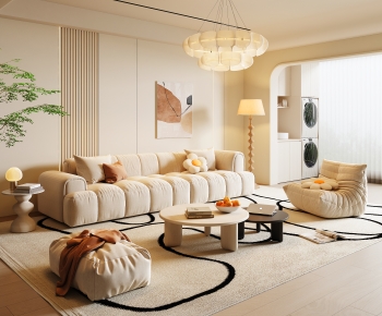 Modern A Living Room-ID:459641933