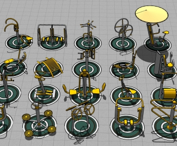 Modern Fitness Equipment-ID:354947091