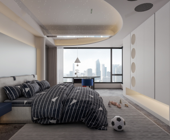 Modern Boy's Room And Son's Room-ID:591645967