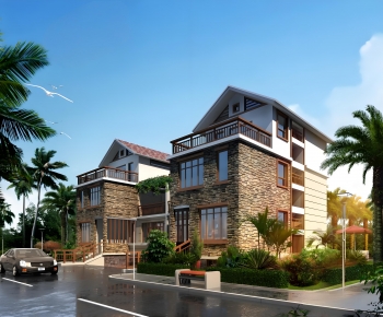 Nordic Style Double Townhouse-ID:787667046