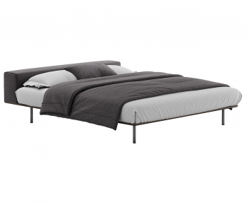 Modern Double Bed-ID:688062917