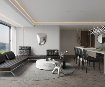 Modern A Living Room-ID:812732932