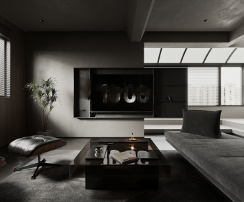 Modern A Living Room-ID:505590926