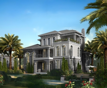 European Style Detached Villa-ID:378556018