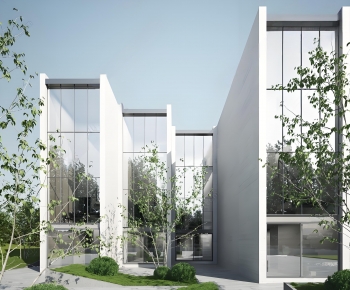 Modern Appearance Of Commercial Building-ID:333920002