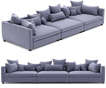 Modern Three-seat Sofa-ID:410465961