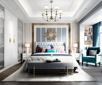 New Classical Style Bedroom-ID:611679658