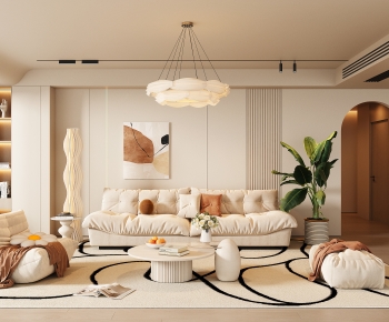 Modern A Living Room-ID:699377068