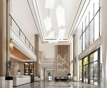 New Chinese Style Lobby Hall-ID:652390964