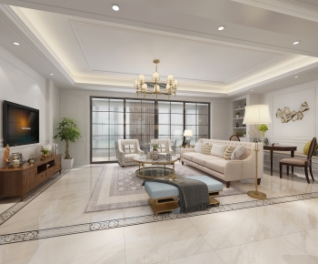 European Style A Living Room-ID:434426079