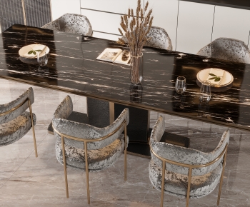 Modern Dining Table And Chairs-ID:846989265