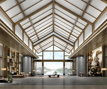 New Chinese Style Lobby Hall-ID:327428106