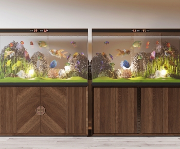 New Chinese Style Fish Tank-ID:138149989