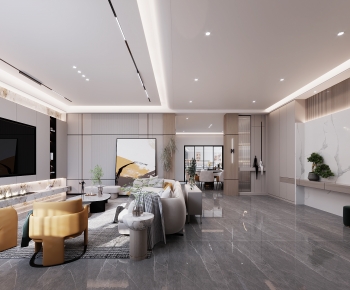 Modern A Living Room-ID:336025958