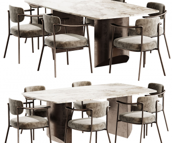Modern Dining Table And Chairs-ID:349973922