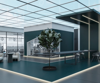 Modern Office Living Room-ID:194621117
