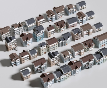 Modern Residential Building-ID:444873095