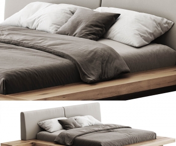 Modern Double Bed-ID:965080359