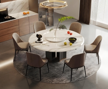 Modern Dining Table And Chairs-ID:475322965