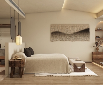 Wabi-sabi Style Guest Room-ID:190690042