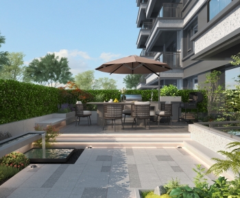 New Chinese Style Courtyard/landscape-ID:892349965