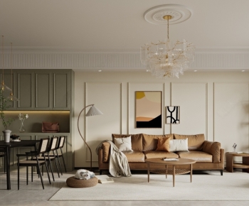 French Style A Living Room-ID:580446964