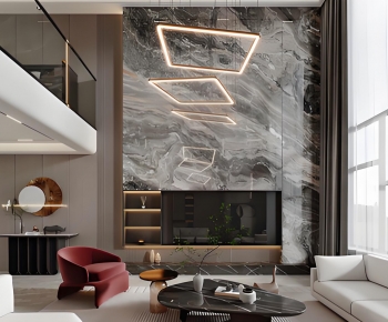 Modern A Living Room-ID:767277009