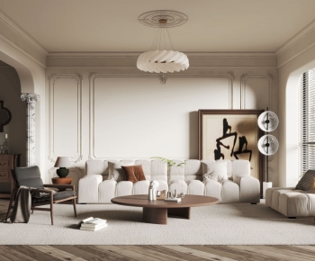 French Style A Living Room-ID:706063036