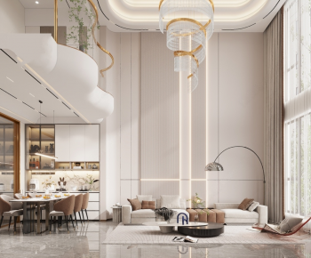 Modern A Living Room-ID:861711038