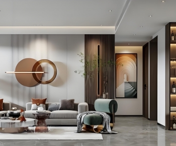 Modern A Living Room-ID:121448041