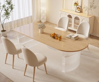 Modern Dining Table And Chairs-ID:799504047