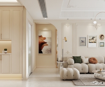 French Style A Living Room-ID:211815126