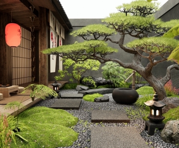 Japanese Style Courtyard/landscape-ID:183828123
