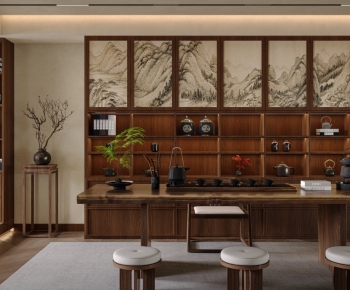 New Chinese Style Tea House-ID:300185926