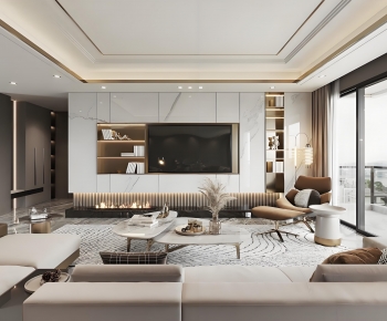 Modern A Living Room-ID:476522921