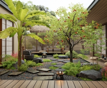 Japanese Style Courtyard/landscape-ID:661526926