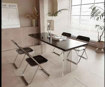 Modern Dining Table And Chairs-ID:498043061