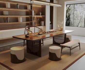 New Chinese Style Tea Tables And Chairs-ID:831924922