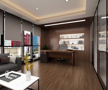 New Chinese Style Manager's Office-ID:917835959