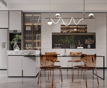 Modern Dining Room-ID:713505037