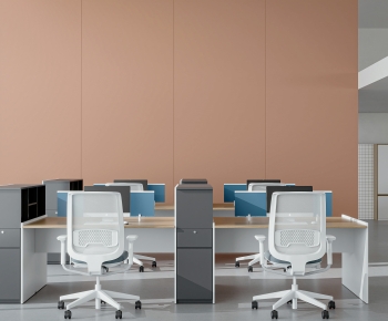 Modern Office Desk And Chair-ID:796045068